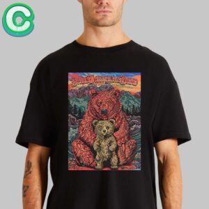 Dave Matthews Band Event Poster The Bear Artwork Night 1 At Fiddler’s Green Amphitheatre In Greenwood Village CO On August 23th 2024 Unisex T-shirt