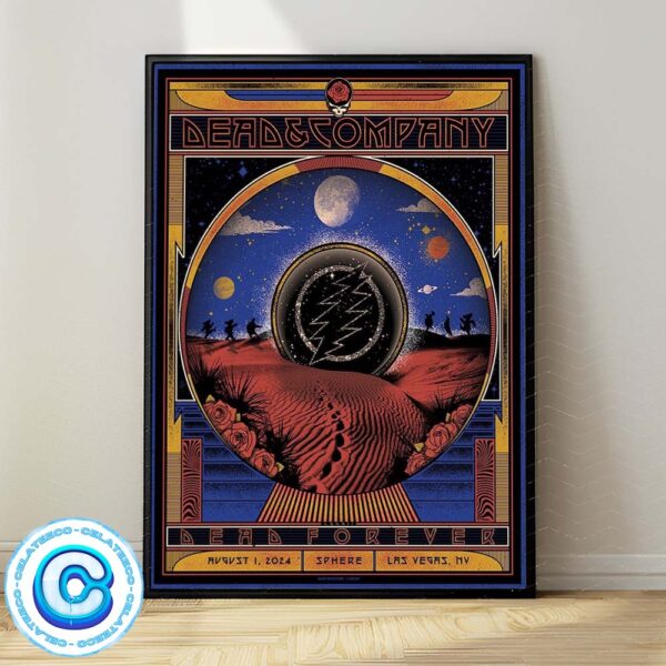 Dead And Company Live Show Concert At Sphere On August 1th 2024 Wall Decor Poster Canvas