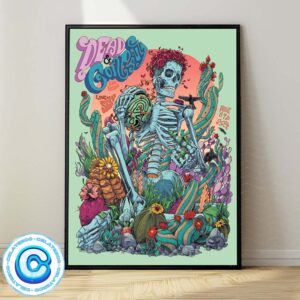 Dead And Company Live Show Concert Poster At Sphere Las Vegas On August 8th 9th And 10th 2024 Wall Decor Poster Canvas