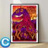 Primus Show Concert Music Poster At Skyla Credit Union Amphitheatre On August 17th 2024 Wall Decor Poster Canvas