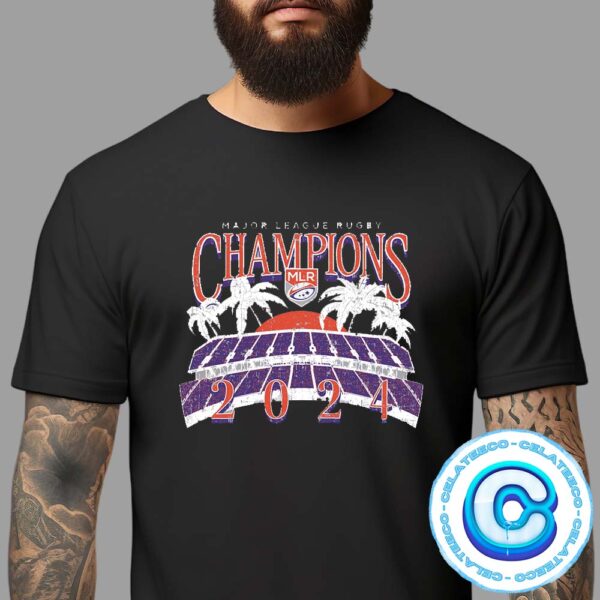 Free Jacks 2024 MLR Champions Stadium Two Sides Unisex T-Shirt