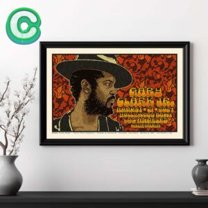 Gary Clark Jr Premium Poster At The Illustrious Hollywood Bowl in Los Angeles, California On August 21th 2024 Home Decor Poster Canvas