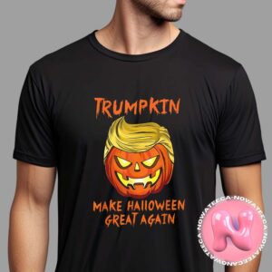 Halloween Donald Trump For President Of America 2024 Trumpkin Make Halloween Great Again Unisex T-Shirt