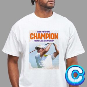 Hideki Matsuyama From Japan Team The Fedex St Jude Champions 2024 Unisex T-Shirt