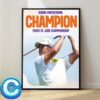 2024 Fedex St Jude Champions Hideki Matsuyama Wall Decor Poster Canvas