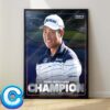 Hideki Matsuyama From Japan Team The Fedex St Jude Champions 2024 Wall Decor Poster Canvas