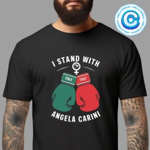 I Stand With Angela Carini At The Olympic Games 2024 Boxing Italian Unisex T-Shirt