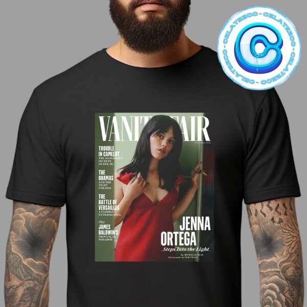 Jenna Ortega Covers The Latest Issue Of Vanity Fair 2024 Unisex T-Shirt