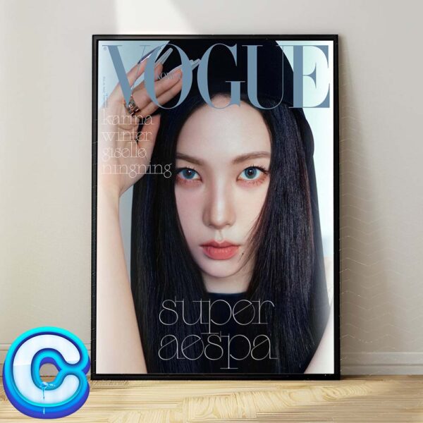 Karina From Aespa For Vogue Korea September 2024 Issue Wall Decor Poster Canvas