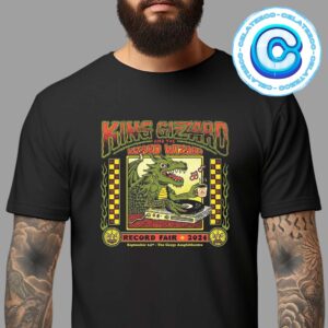 King Gizard And The Lizard Wizard Record Fair 2024 Poster For The Gizzy Wizzy Piggies At The Gorge Amphitheatre On September 14th Unisex T-Shirt