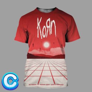 Korn Live Show Concert At Zenith On August 14th 2024 Poster All Over Print Shirt