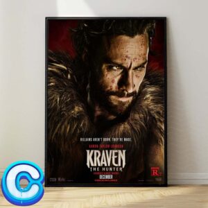 Kraven The Hunter New Poster Releasing On December 2024 Wall Decor Poster Canvas