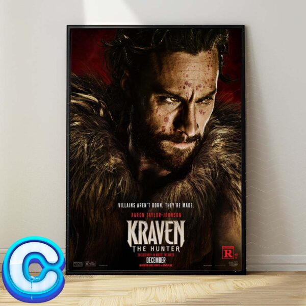 Kraven The Hunter New Poster Releasing On December 2024 Wall Decor Poster Canvas