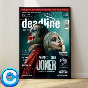 Lady Gaga And Joaquin Phoenix On The Cover Of German Magazine Deadline Joker Folie A Deux Home Decor Poster Canvas