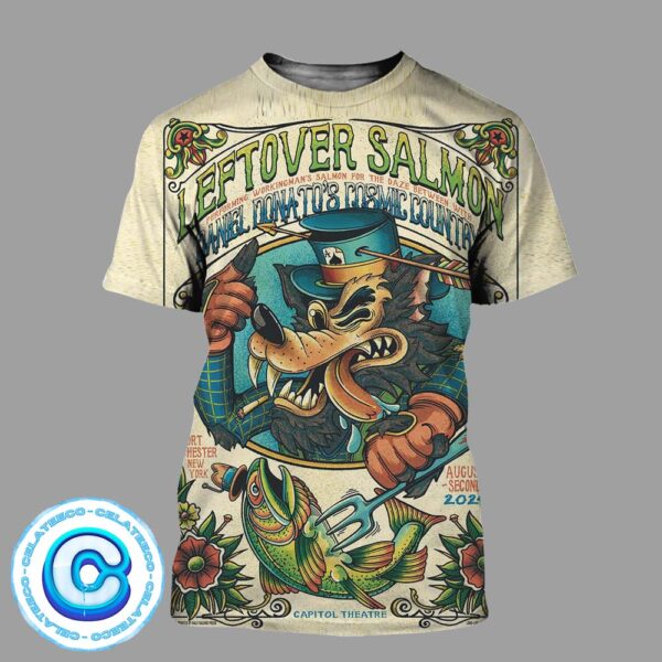 Leftover Salmon Live Show At The Capitol Theatre In Port Chester NY On August 2th 2024 All Over Print Shirt