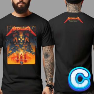 Metallica M72 Minneapolis MN 2024 Exclusive Pop Up Shop Merch Tee At US Bank Stadium On August 16 And 18 2024 M72 North American Tour The Satan Artwork Two Sides Unisex T-Shirt