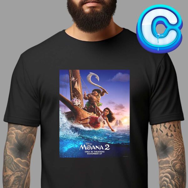 Moana 2 The New Poster Releasing On November 27th 2024 Unisex T-Shirt