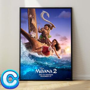 Moana 2 The New Poster Releasing On November 27th 2024 Wall Decor Poster Canvas