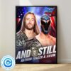 Nathan Frazer And Axiom Put Their WWE NXT Tag Team Titles On The Line Against MSK Tonight At NXT GAB Wall Decor Poster Canvas