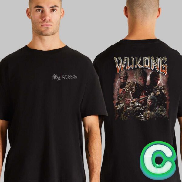 Official Black Myth Wukong Logo Two Side Unisex T-shirt