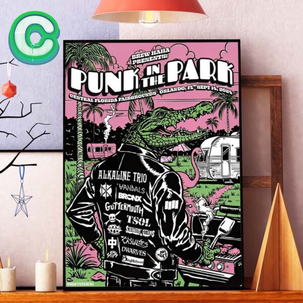 Punk In The Park At Central Florida Fairgrounds In Orlando FL On September 14th  2024 Home Decor Poster Canvas