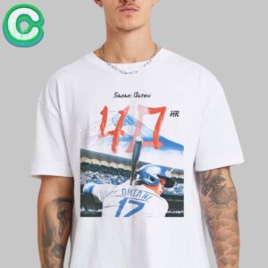 Shohei Ohtani From Los Angeles Dodgers 40 HR And 40 SB In History Career Walk Off Grand Slam Japanese Style Art Classic T-shirt