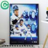 Shohei Ohtani From Los Angeles Dodgers 40 HR And 40 SB In History Career Walk Off Grand Slam Wall Decor Poster Canvas