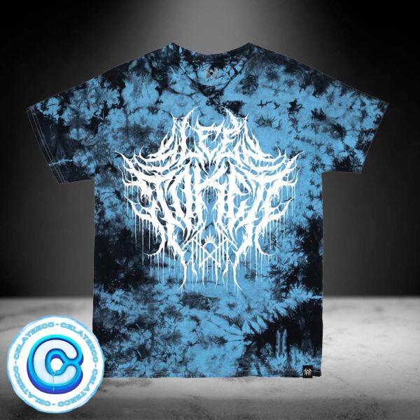 Sleep Token Death Tie Dye Black Columbia Crystal All Over Print Shirt