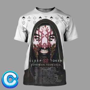 Sleep Token European Tour 2024 Location All Over Print Shirt