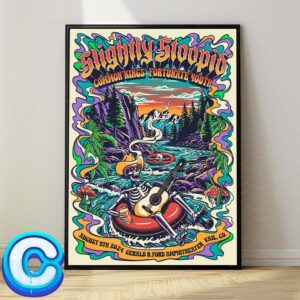 Slightly Stoopid Concert Show On August 9th 2024 At Vali CO Poster Wall Decor Poster Canvas