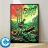 Slightly Stoopid Live Show Concert Poster For White River Amphitheatre On August 17th 2024 Wall Decor Poster Canvas