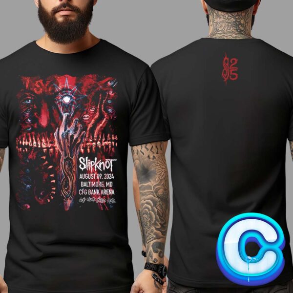 Slipknot 2024 Tour Live Show Concert Location Dont Ever Judge Me Two Sides Unisex T-Shirt