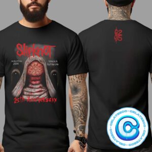 Slipknot 2024 Tour Merch Noblesville August 6th 25th Anniversary Two Sides Unisex T-Shirt