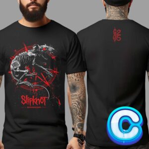 Slipknot 2024 Tour Poster New York At Madison Square Garden On August 12th 2024 Two Sides Unisex T-Shirt