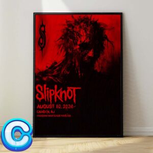 Slipknot Live Show Concert Tour On August 10th 2024 At Camden NJ Freedom Mortgage Pavilion Wall Decor Poster Canvas