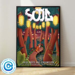 Soja Live Show Concert On July 31th 2024 At Indianapolis IN Wall Decor Poster Canvas