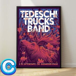 Tedeschi Trucks Band Live Show At Budweiser Stage On August 15th 2024 Poster Wall Decor Poster Canvas