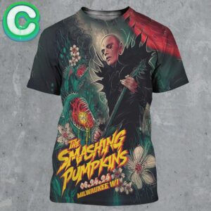 The Smashing Pumpkins Tonight Poster On August 24 2024 At Milwaukee In Wisconsin All Over Print Shirt