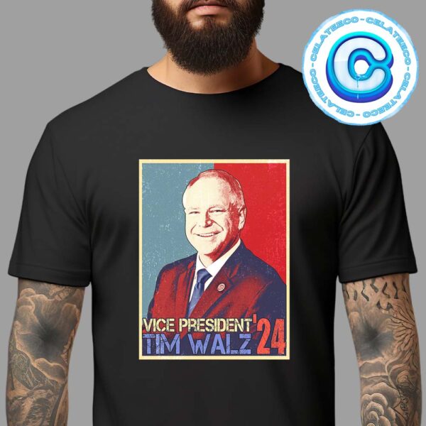 Tim Walz for Vice President US Election 2024 Unisex T-Shirt