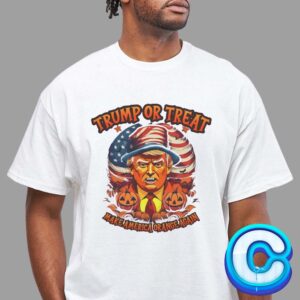 Trump Of Treat Make America Orange Again For President Of America 2024 Unisex T-Shirt