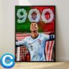 Cristiano Ronaldo 900 Goals Record Home Decor Poster Canvas